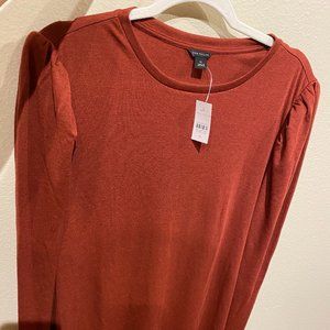 Ann Taylor Princess Puff Shoulder Shirt
